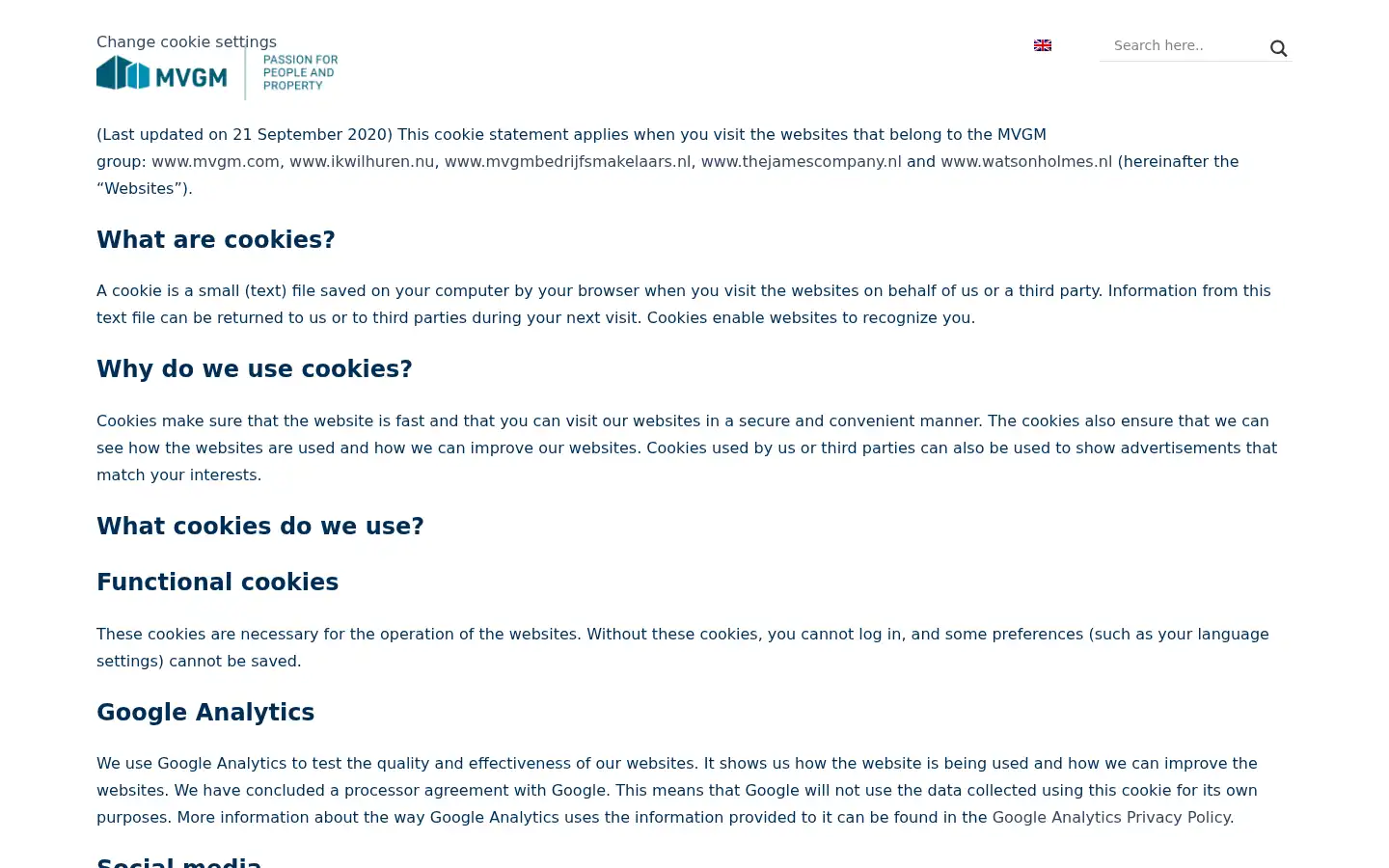 Screenshot of mvgm.com