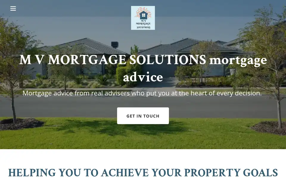 Screenshot of mvmortgagesolutions.co.uk