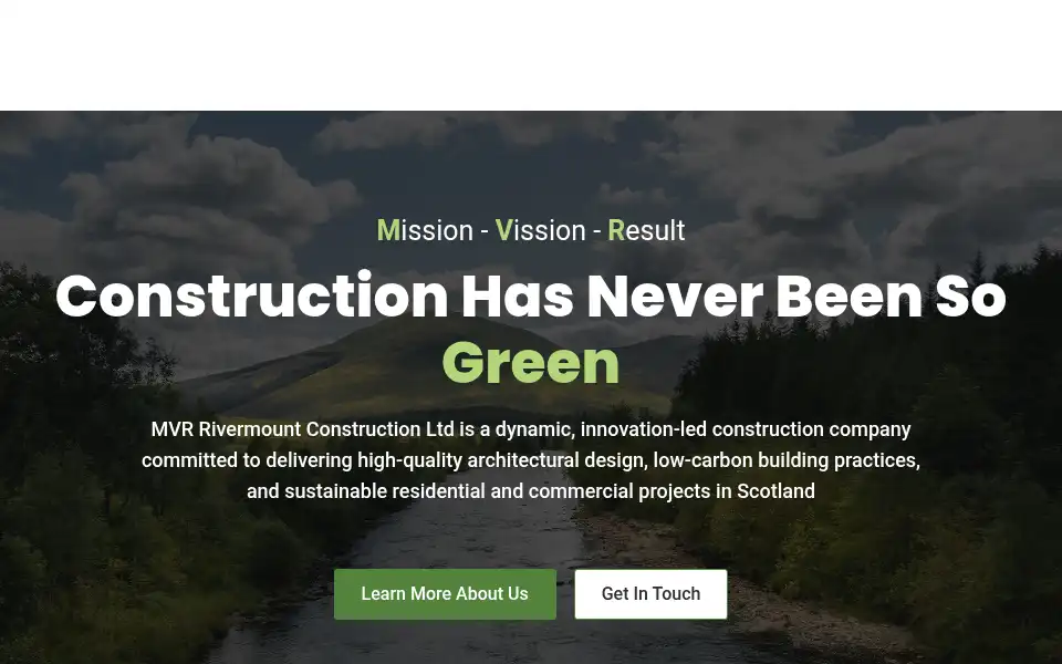 Screenshot of mvrrivermount.co.uk