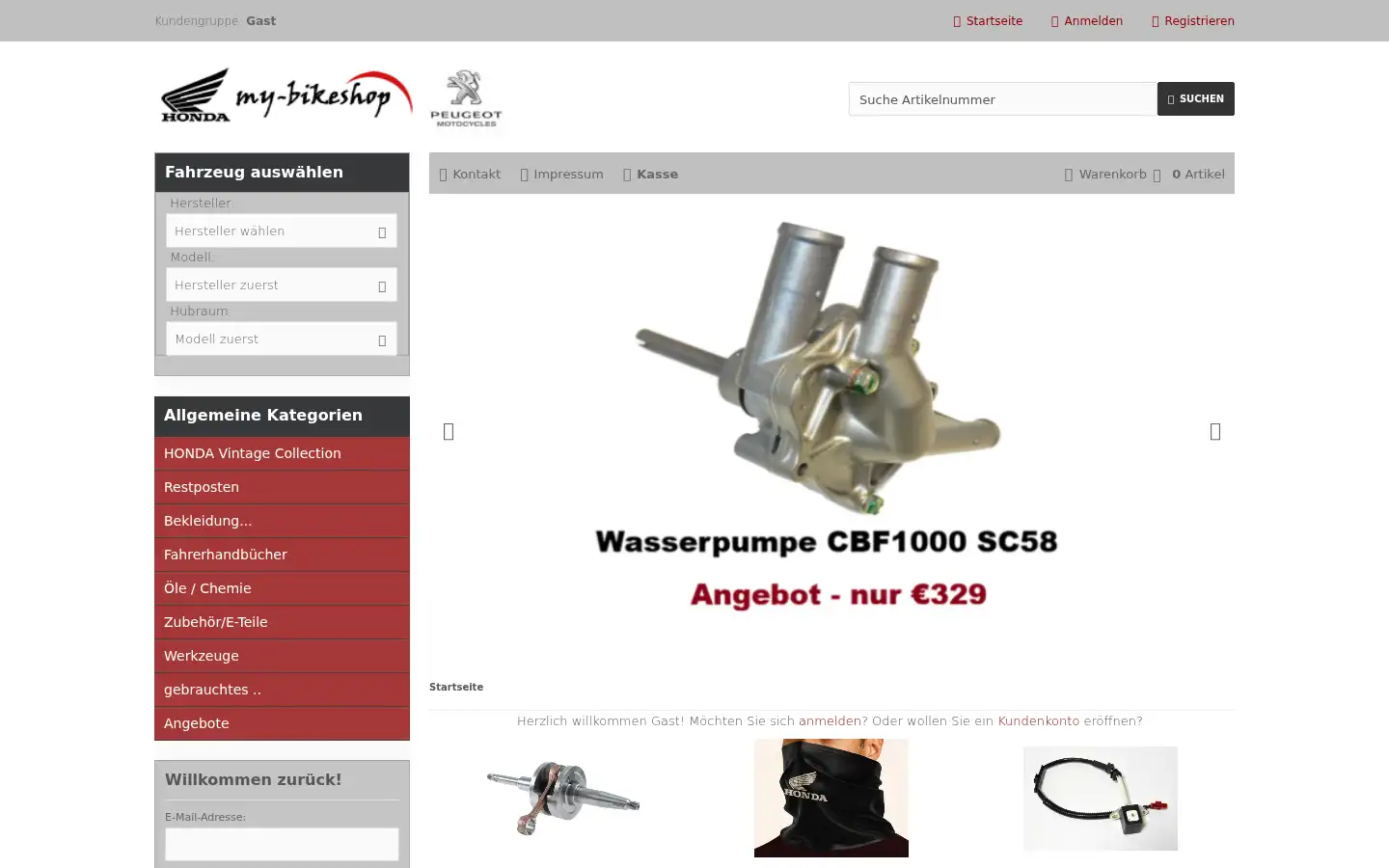 Screenshot of my-bikeshop.de