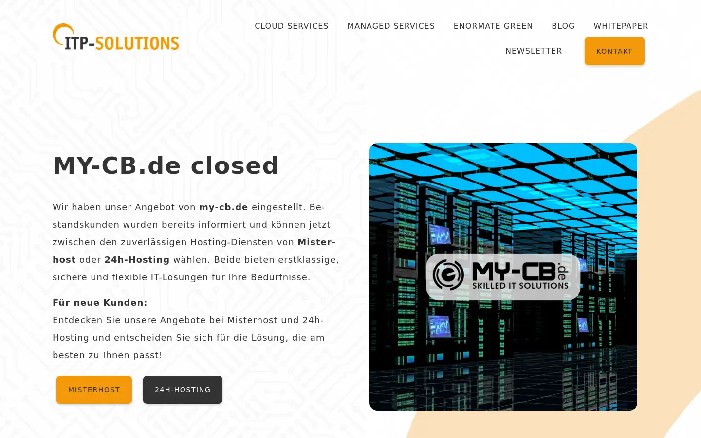 Screenshot of my-cb.de