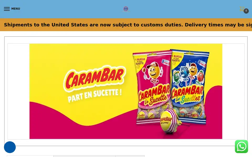 Screenshot of my-french-grocery.com