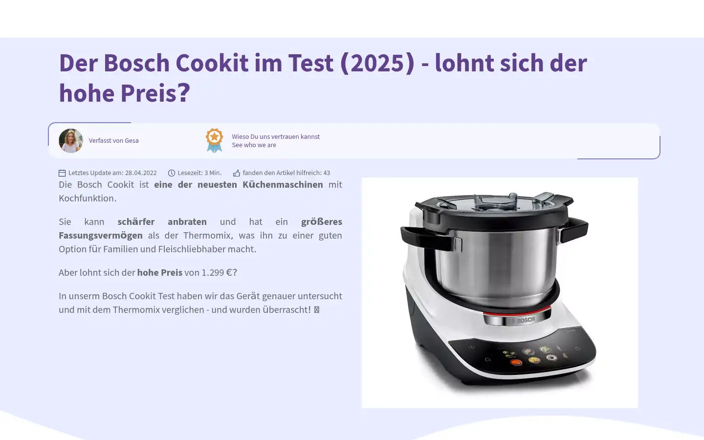 Screenshot of my-kitchenary.de