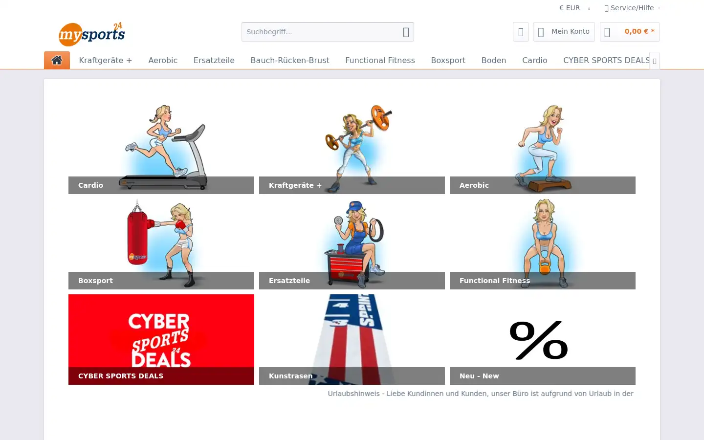 Screenshot of my-sports24.de