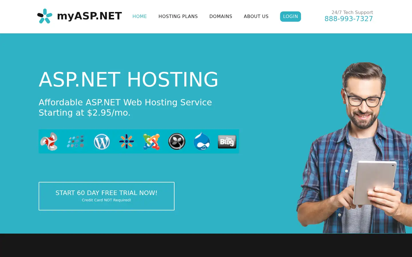 Screenshot of myasp.net