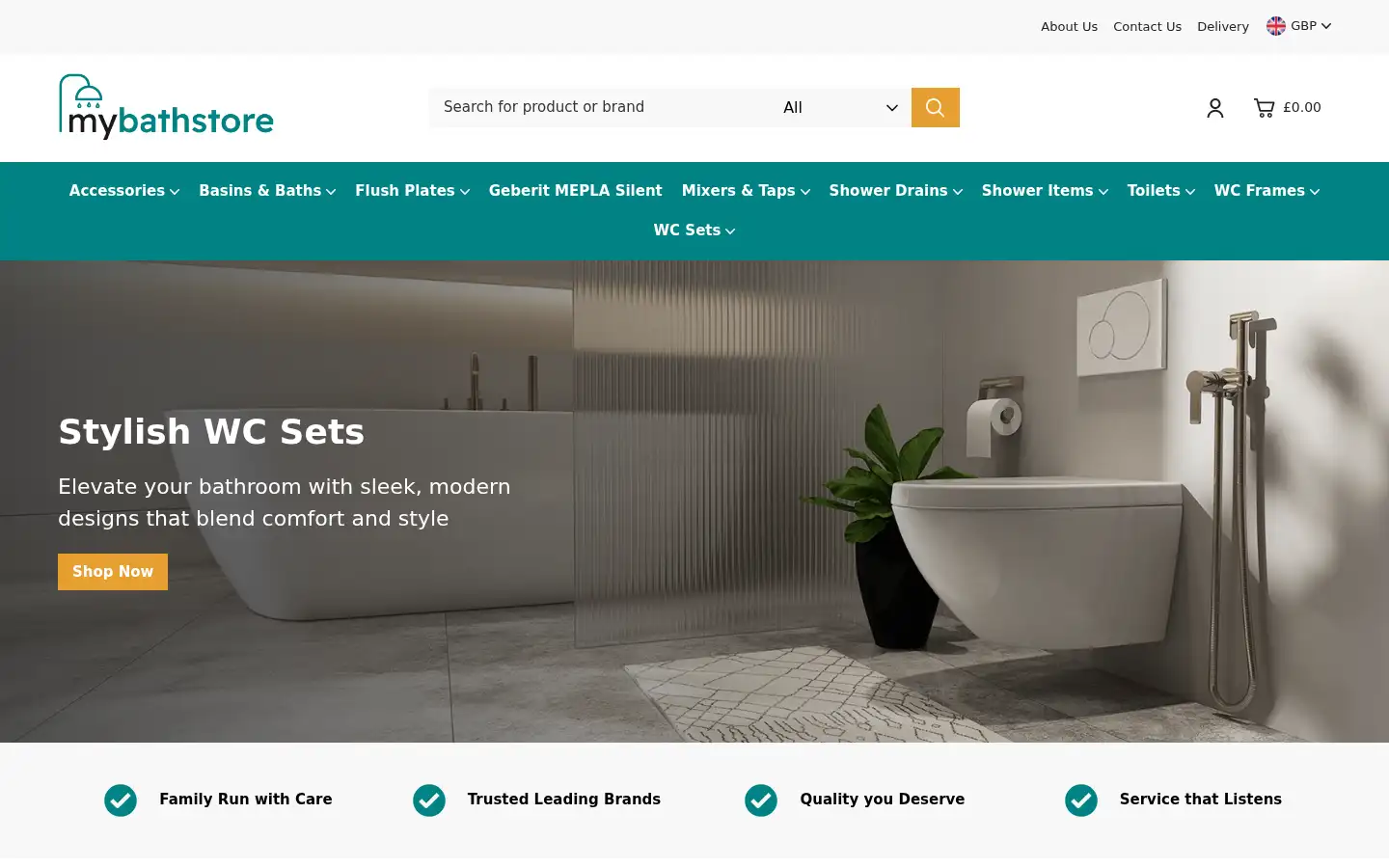 Screenshot of mybathstore.co.uk