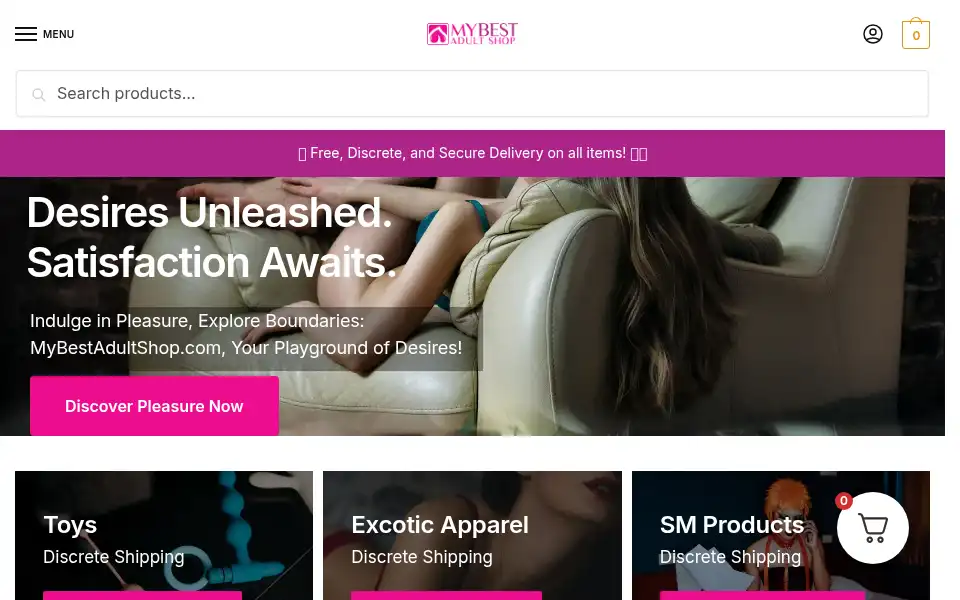 Screenshot of mybestadultshop.com
