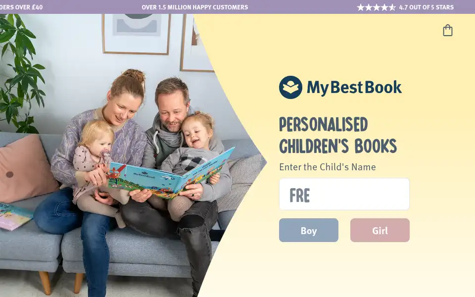 Screenshot of mybestbook.uk