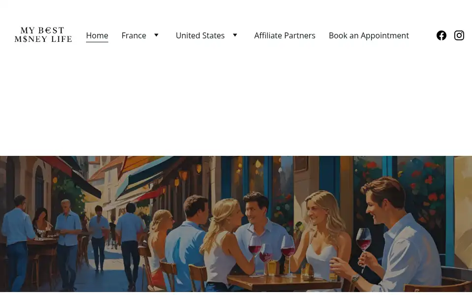 Screenshot of mybestmoneylife.com