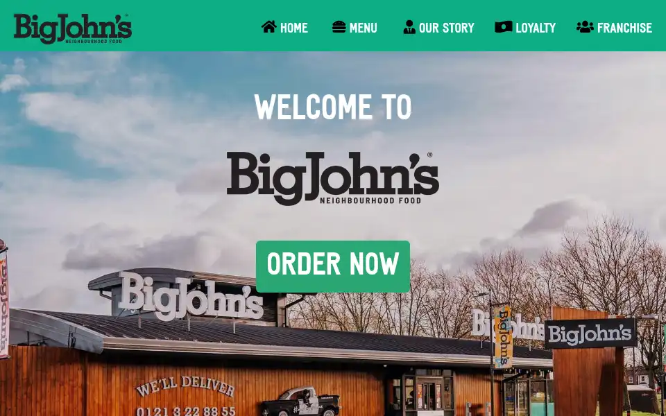 Screenshot of mybigjohns.com
