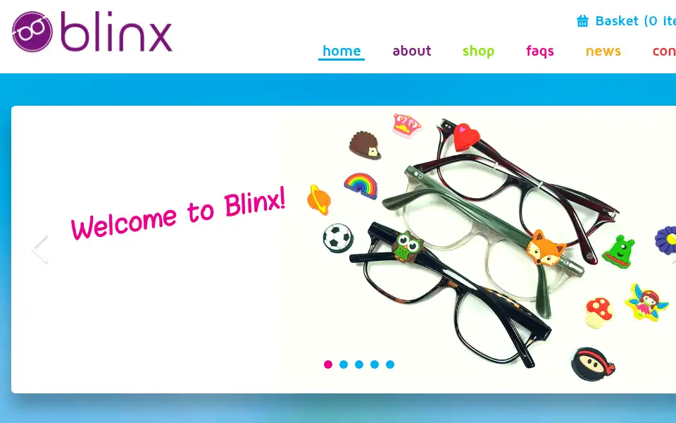 Screenshot of myblinx.co.uk