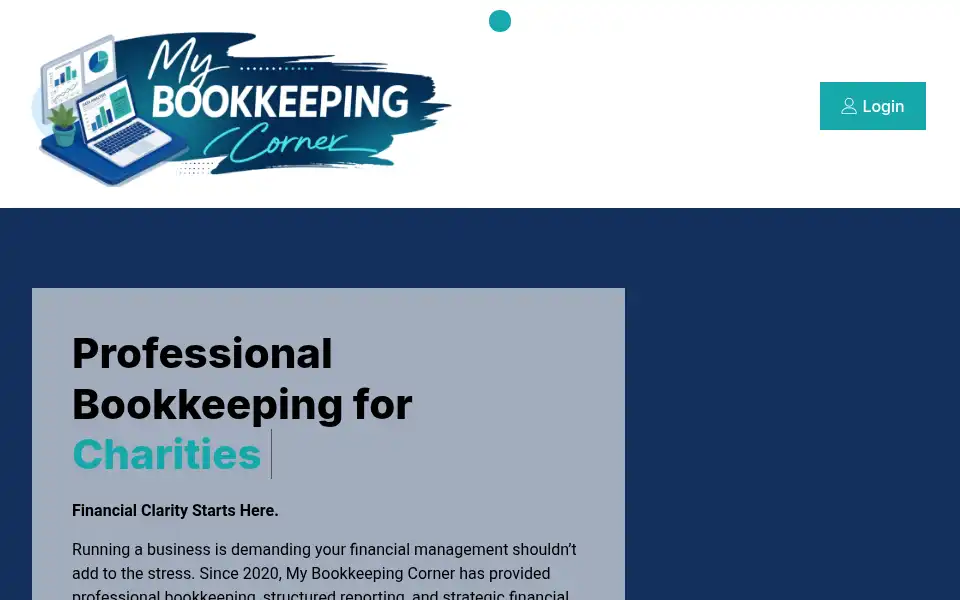 Screenshot of mybookkeepingcorner.com