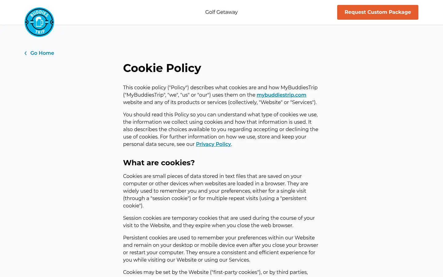 Screenshot of mybuddiestrip.com