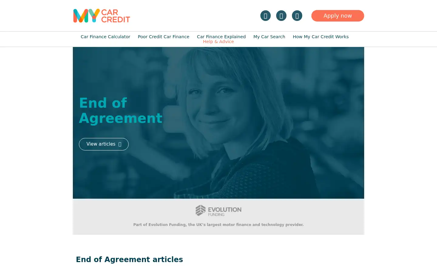 Screenshot of mycarcredit.co.uk