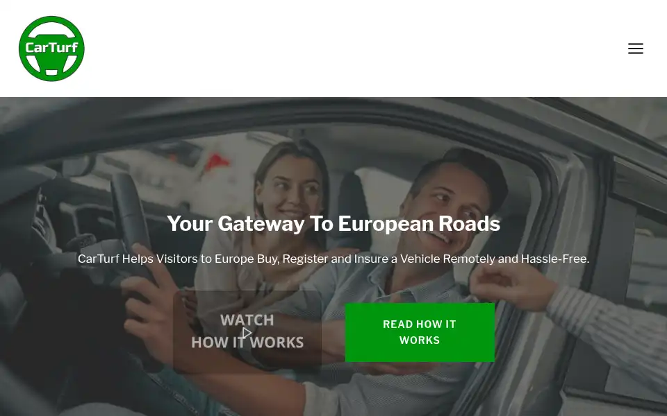Screenshot of mycarturf.com