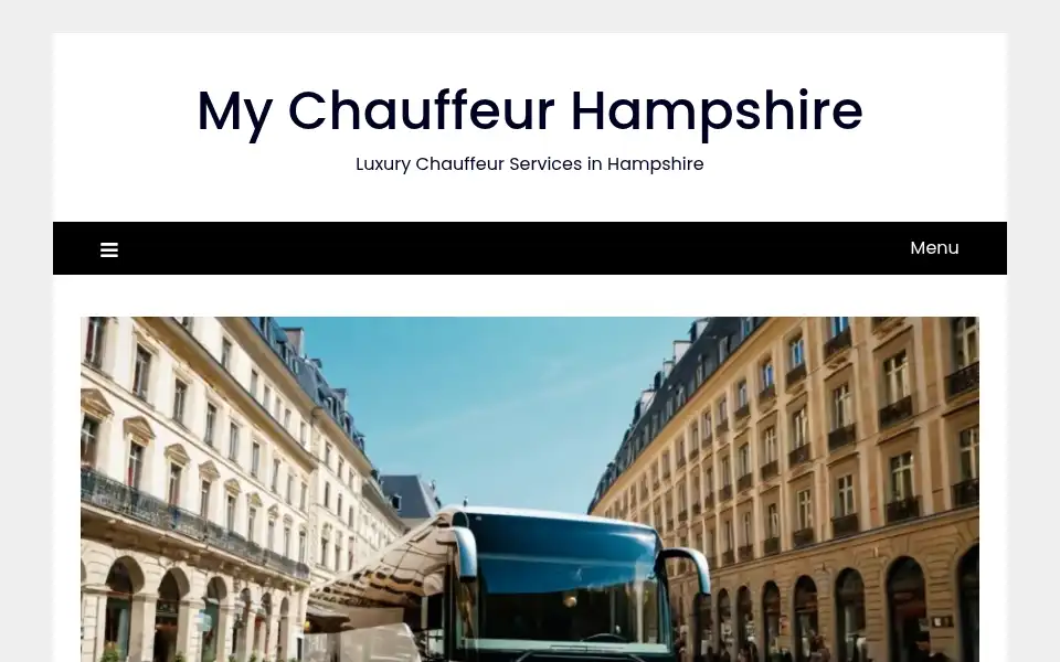 Screenshot of mychauffeurhampshire.com