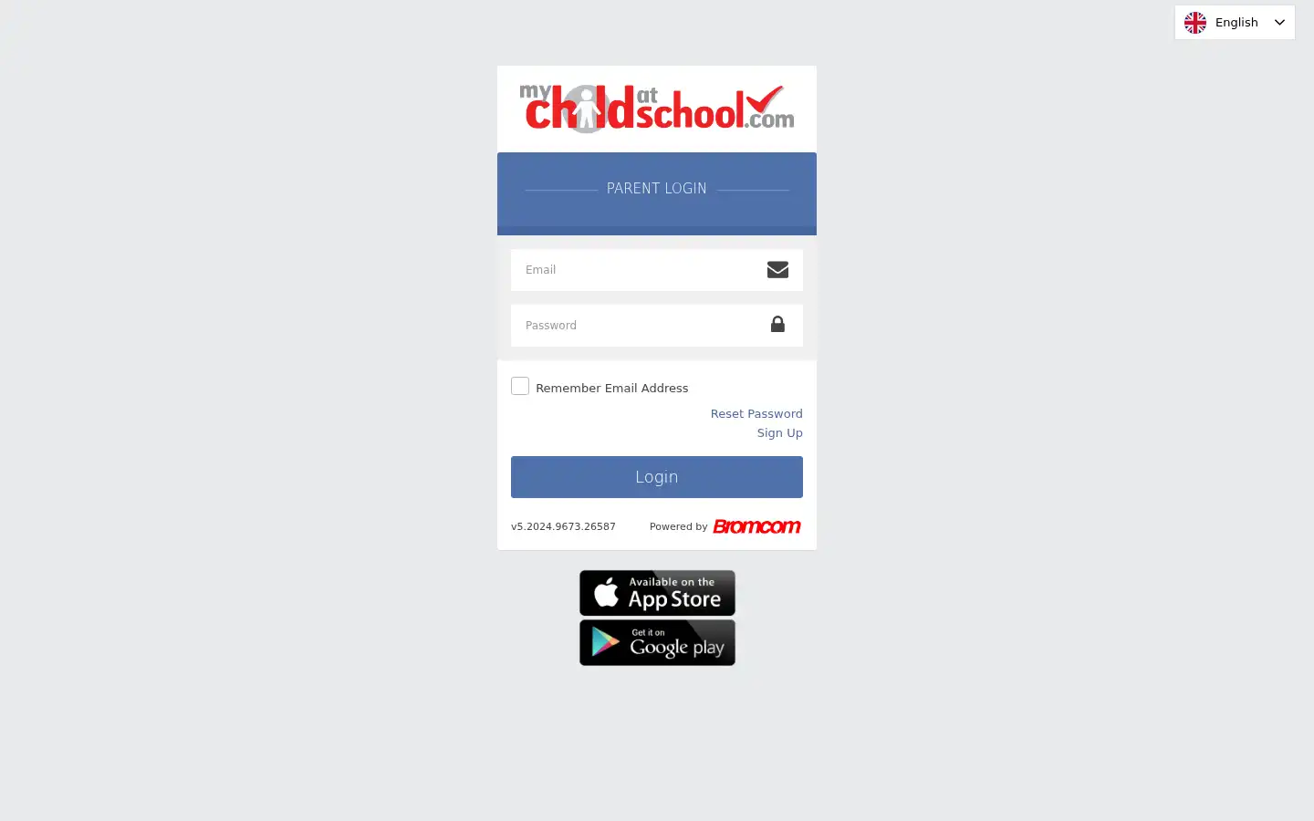 Screenshot of mychildatschool.com