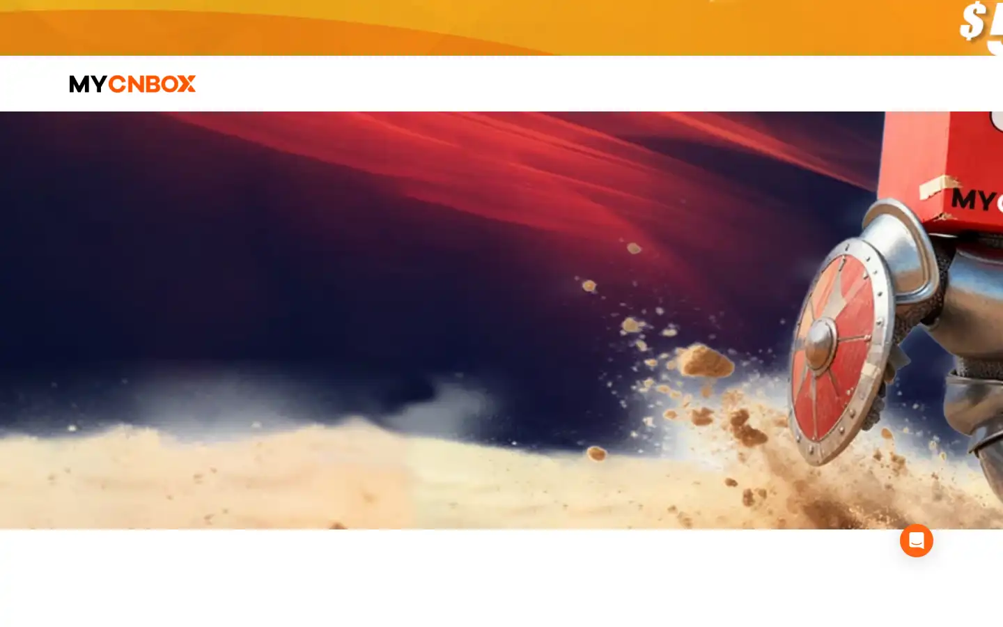 Screenshot of mycnbox.com
