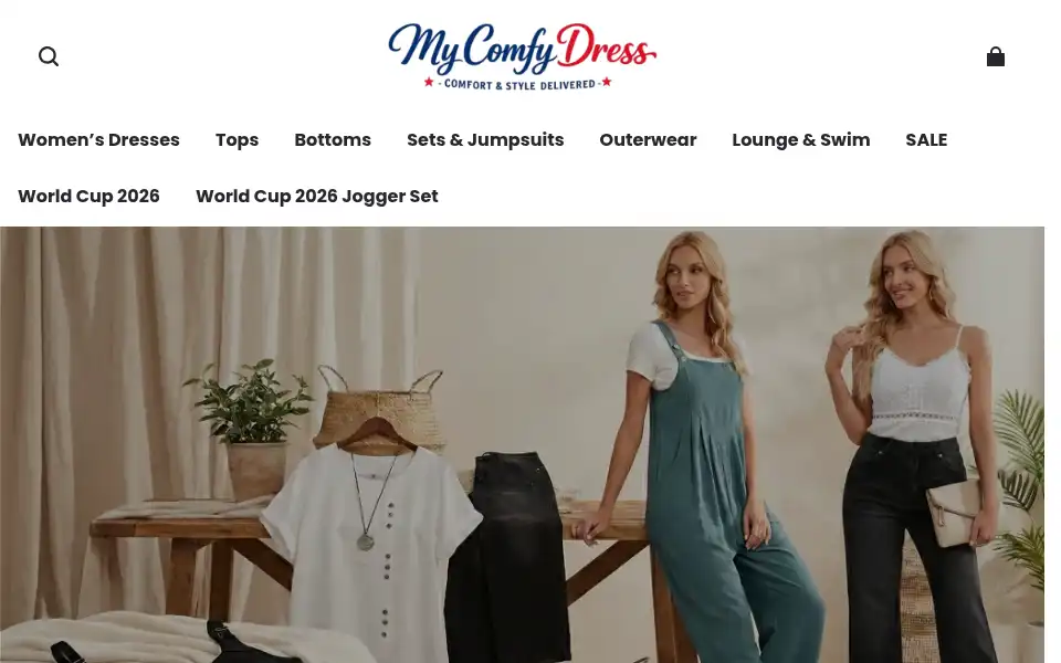 Screenshot of mycomfyblouse.com