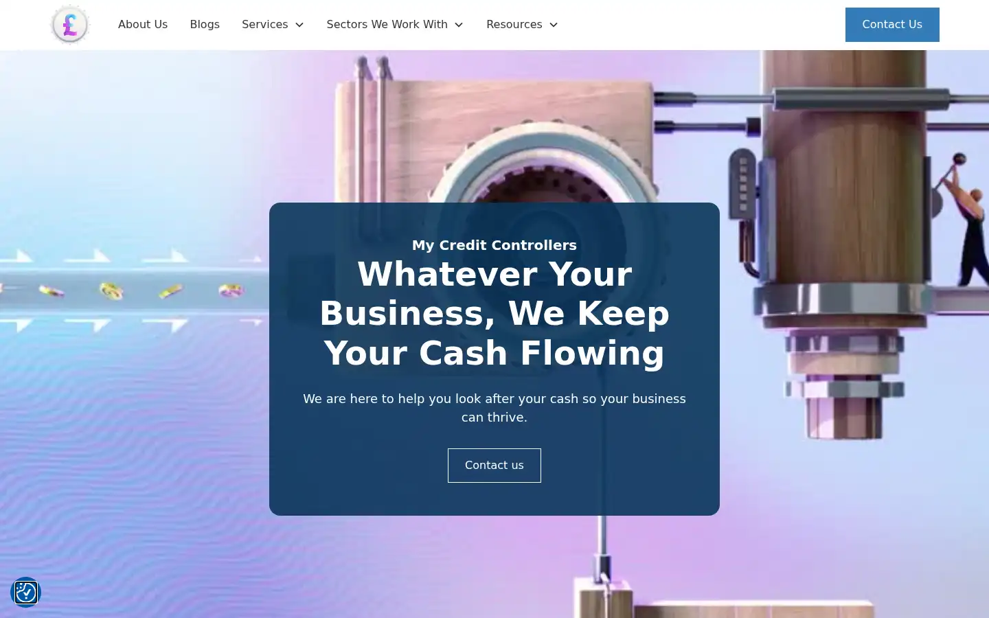 Screenshot of mycreditcontrollers.co.uk