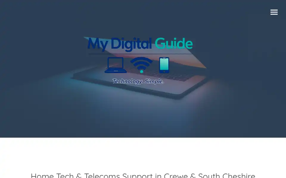 Screenshot of mydigitalguide.co.uk