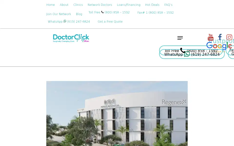 Screenshot of mydoctorclick.com