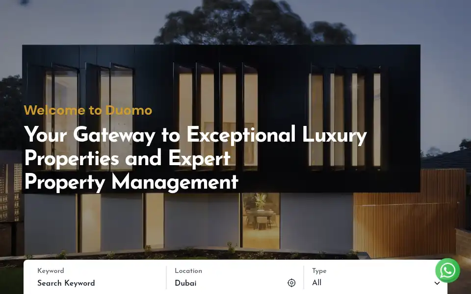 Screenshot of myduomo.com