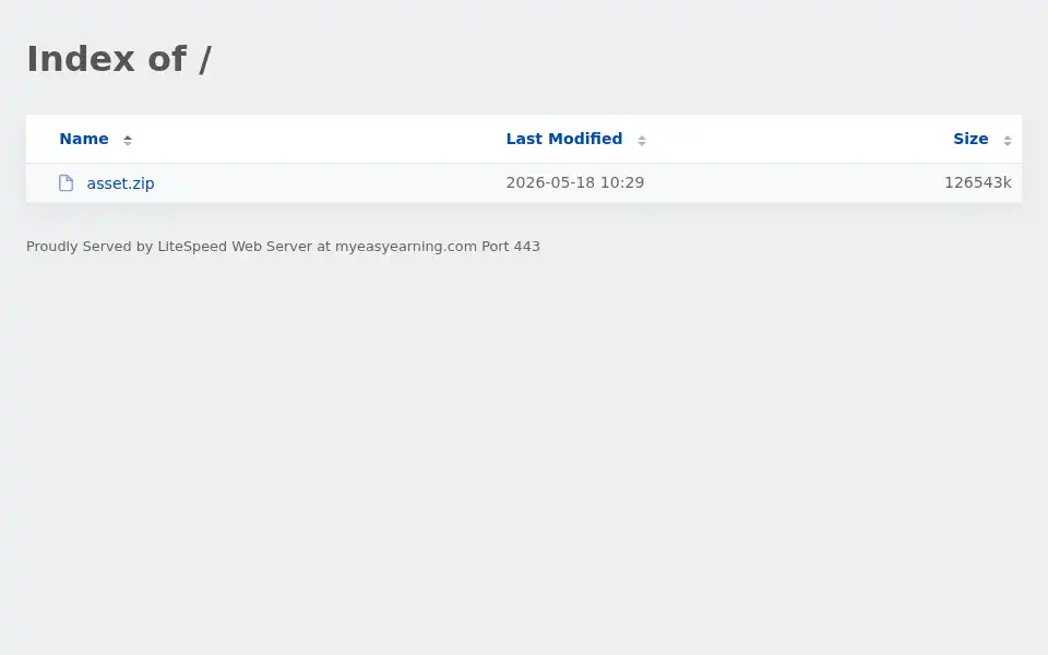 Screenshot of myeasyearning.com