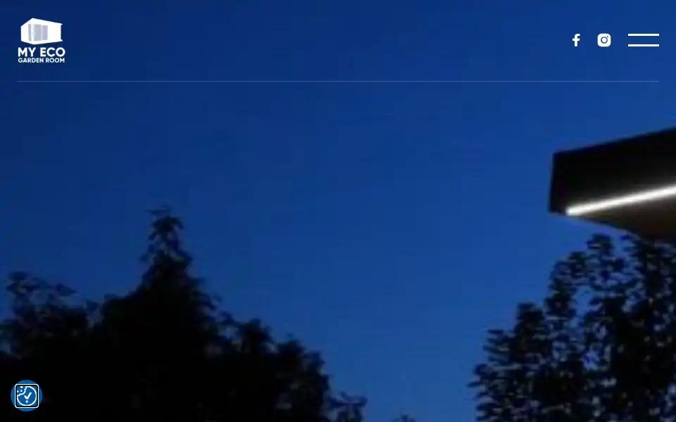 Screenshot of myecogardenroom.co.uk
