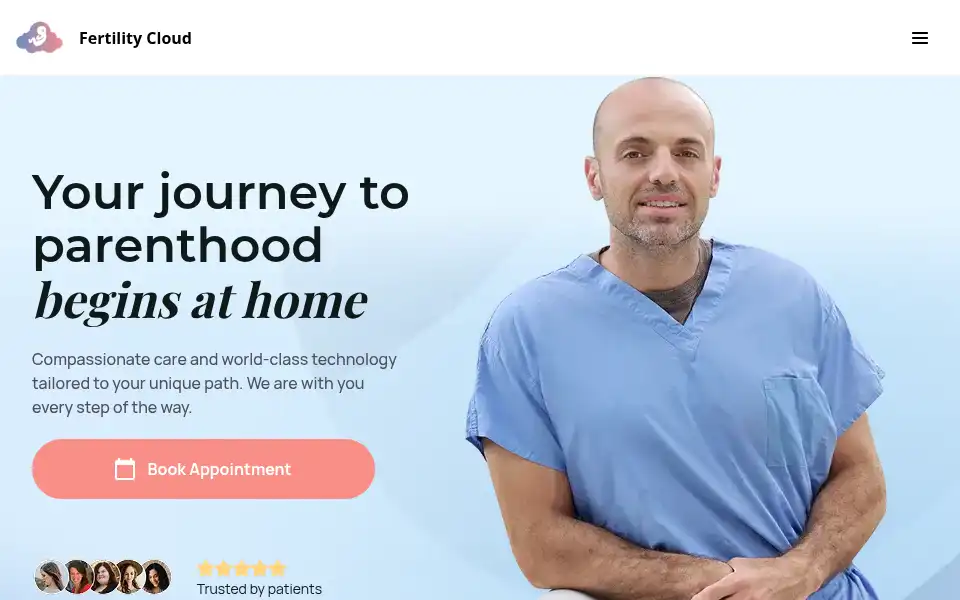 Screenshot of myfertilitycloud.com
