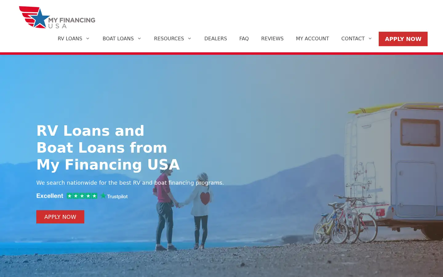 Screenshot of myfinancingusa.com