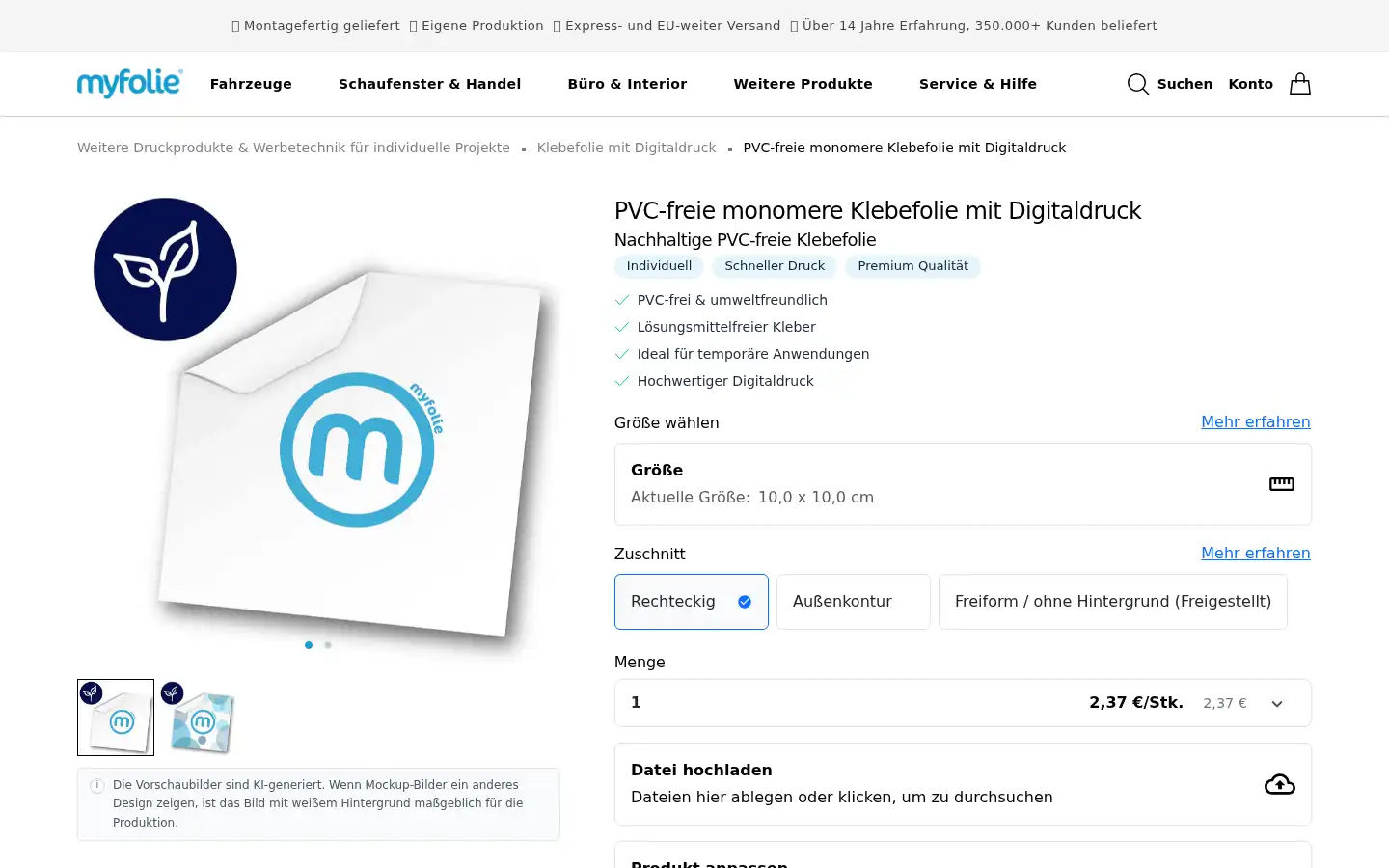Screenshot of myfolie.com