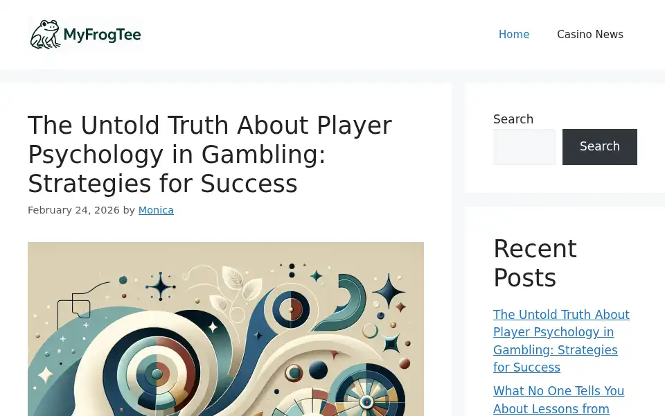 Screenshot of myfrogtee.com