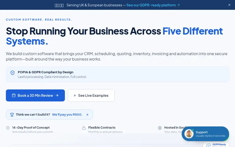Screenshot of mygenesis.io