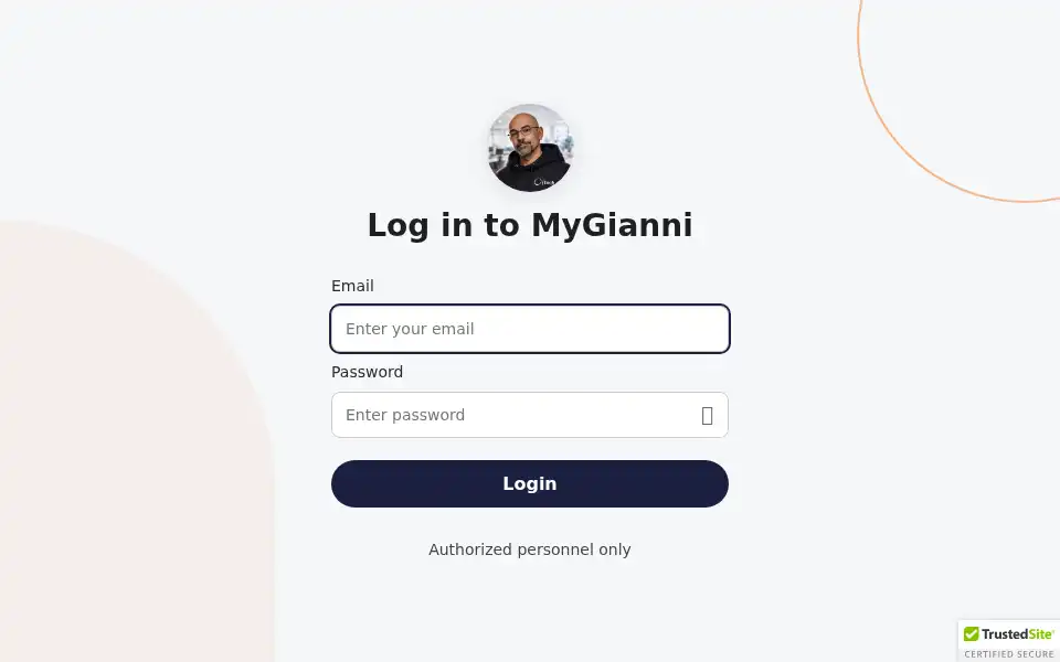 Screenshot of mygianni.com
