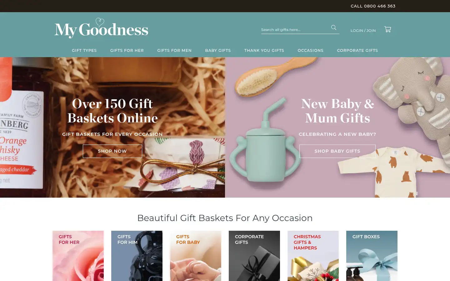 Screenshot of mygoodness.co.nz