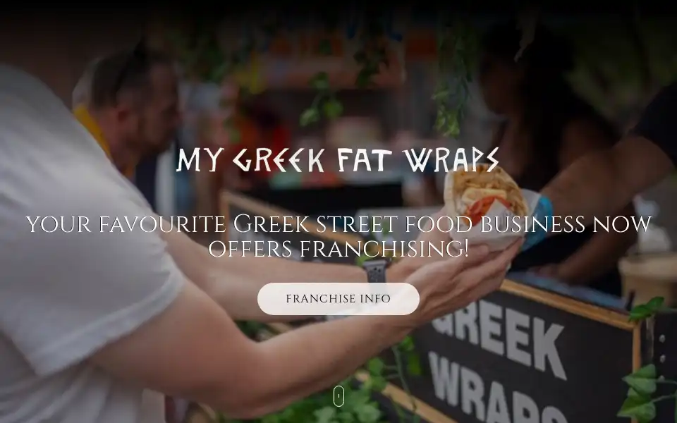 Screenshot of mygreekfatwraps.com