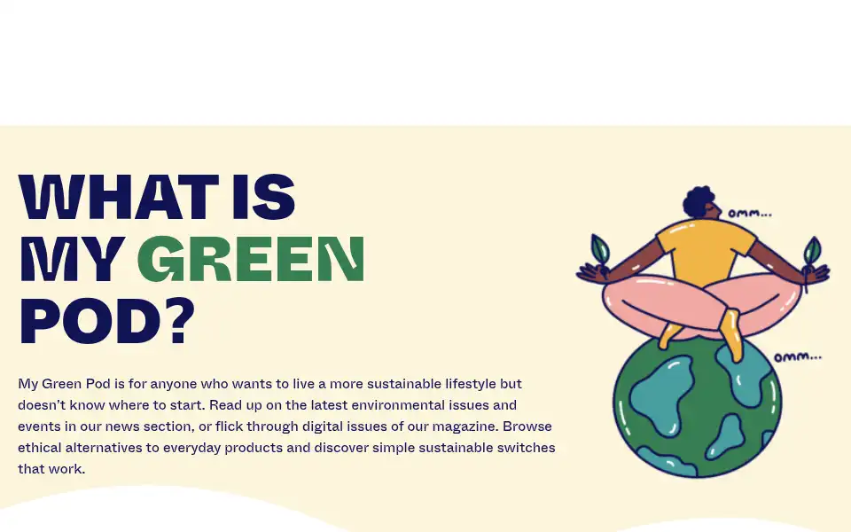Screenshot of mygreenpod.com