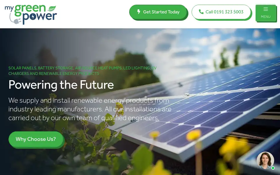 Screenshot of mygreenpower.co.uk