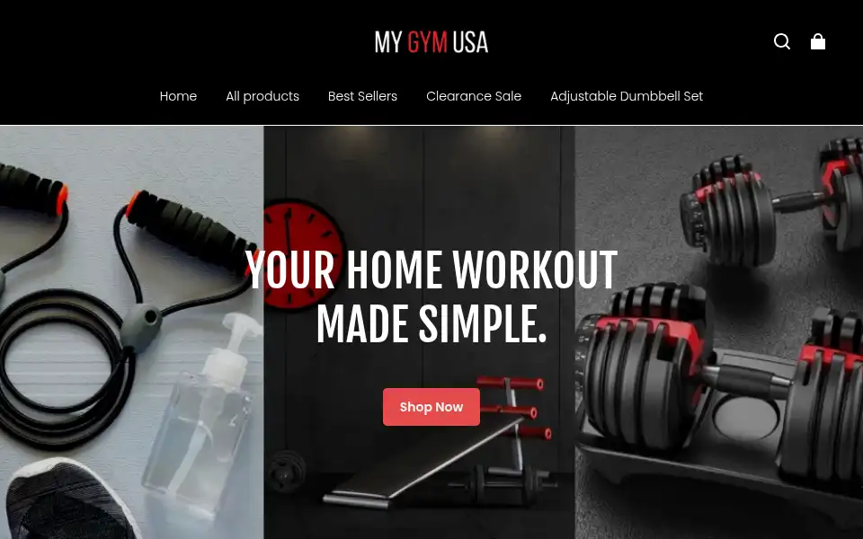 Screenshot of mygymusa.com