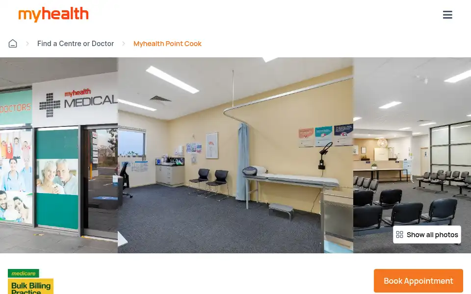 Screenshot of myhealth.net.au