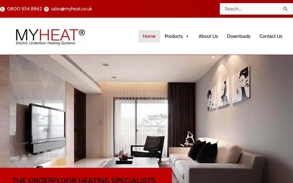 Screenshot of myheat.co.uk
