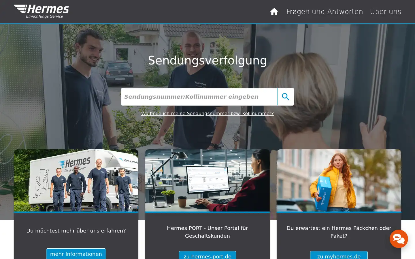 Screenshot of myhes.de