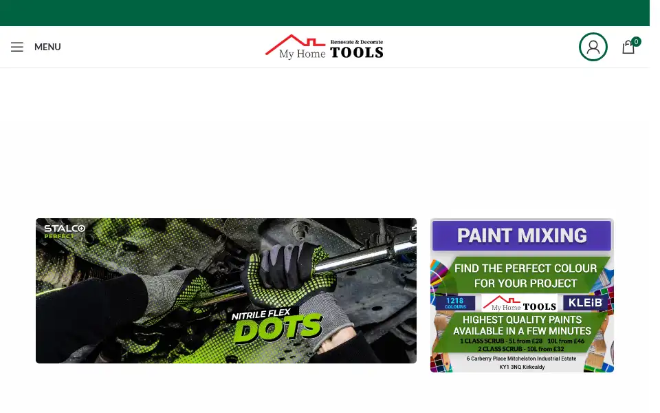 Screenshot of myhometools.co.uk