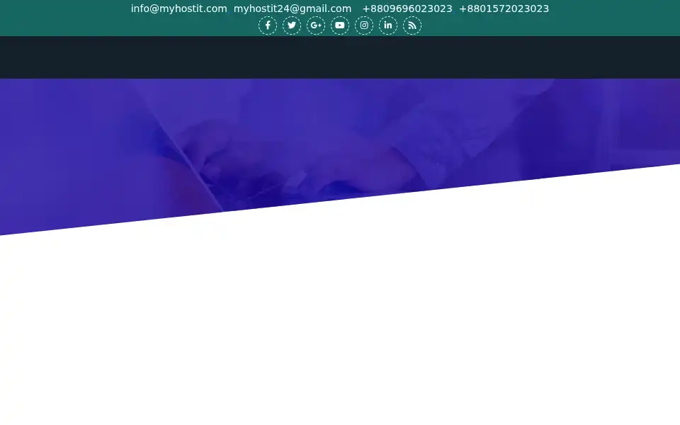 Screenshot of myhostit.com