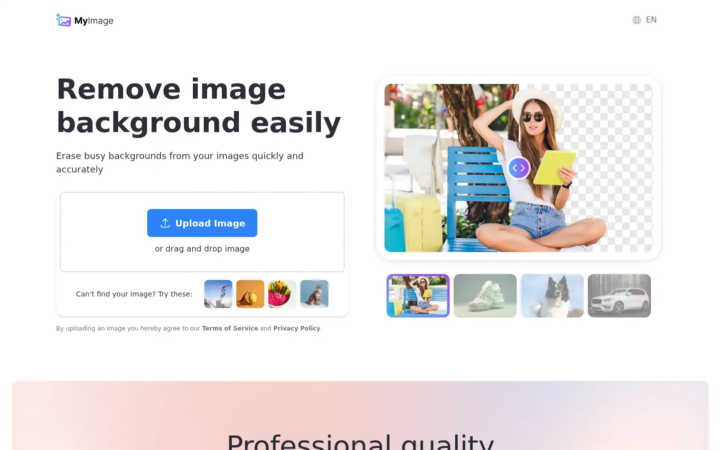 Screenshot of myimage.io