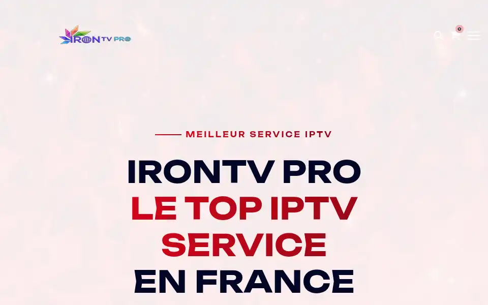 Screenshot of myirontvmax.com