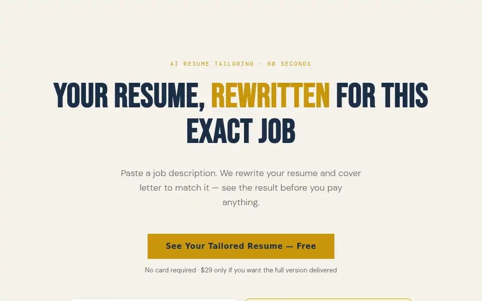 Screenshot of myjobdaddy.com