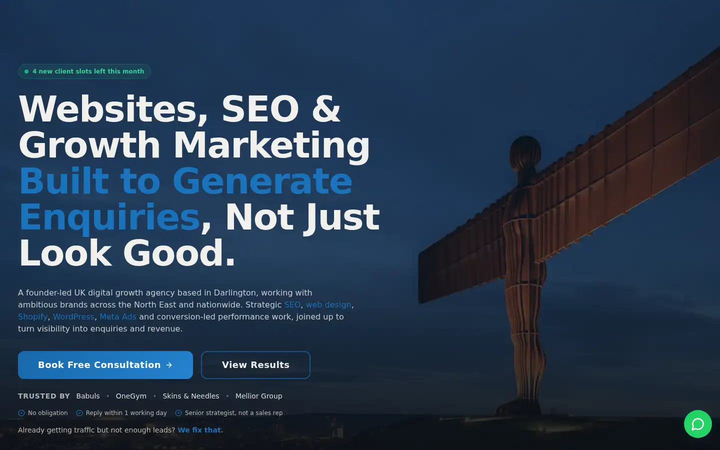Screenshot of mykbaxtermarketing.com