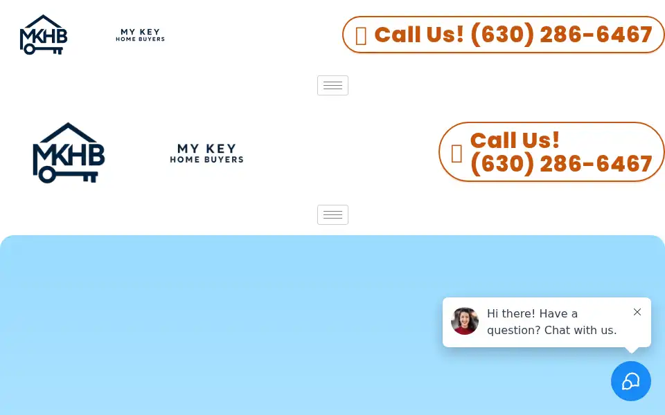 Screenshot of mykeyhomebuyers.com